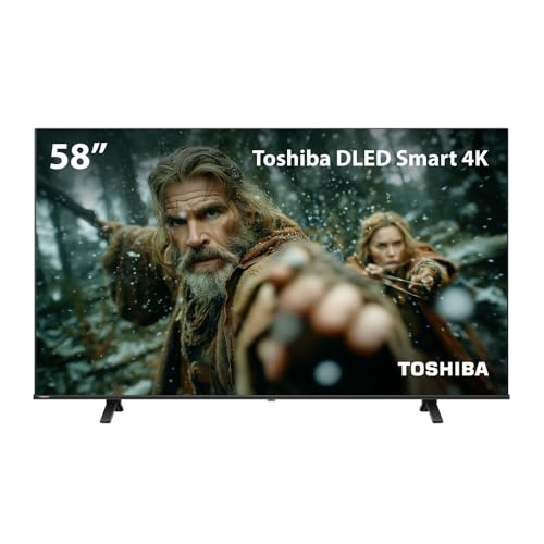 Smart TV DLED 58' 4K Toshiba 58C350NS VIDAA 3 HDMI 2 USB Wi-Fi