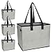 Urban House Einkaufstasche, Box Shopping Box/Grey 14" L x 11" W x 11" H Grey with Black Trim