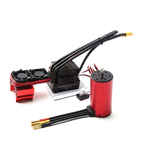 Moteur sans balais S3670 et ESC 120 A brushless étanche pour camion RC 1/8