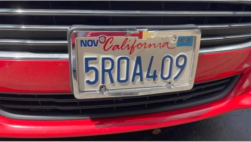 Cruiser Accessories 10437 Chevy License Plate Frame, Chrome/Gold - Thumbnail 3