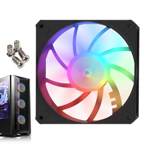 Ventiladores de computadora silenciosos para el juego y el trabajo en casa con PC compactos