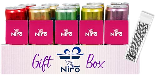 Niro Assortment | Essenza Flavored Mineral and Sparkling Water |10 Pack | Variety Pack San Pelligrino | Includes Niro Beverage Sleeve - Thumbnail 2