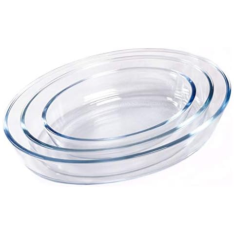Thulos Bandejas de Vidrio para Horno de 3 Piezas Cover