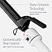 HOT TOOLS Pro Artist Nano Ceramic 1 Inch Curling Iron, Dual Voltage Curling Wand, For Bouncy Curls, Black/White
