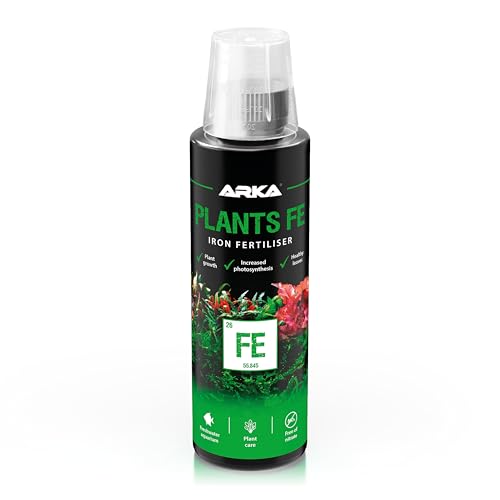 Iron Fertiliser for Aquarium Plants – MICROBE-LIFT Plants FE 236 ml – weekly formula for lush green leaves – prevents yellowing & iron deficiency – no nitrate or phosphate – ideal for planted tanks