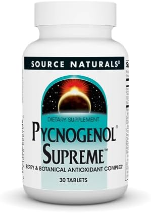 Source Naturals Pycnogenol Supreme, Berry & Botanical Antioxidant Complex, 30 Tablets