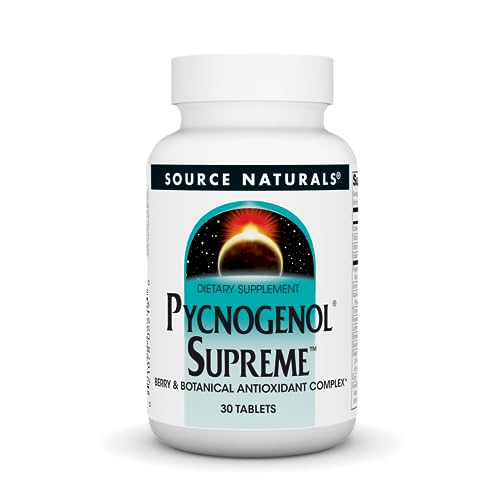 Source Naturals Pycnogenol Supreme, Berry & Botanical Antioxidant Complex, 30 Tablets #TOP3