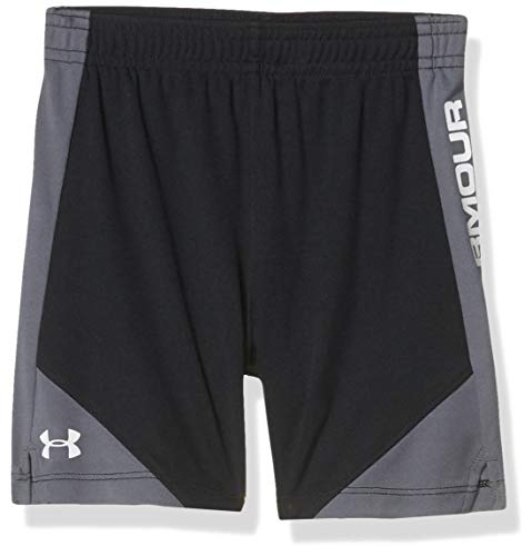 Under Armour Little Boys' Stunt Short, Black-SP20, 6