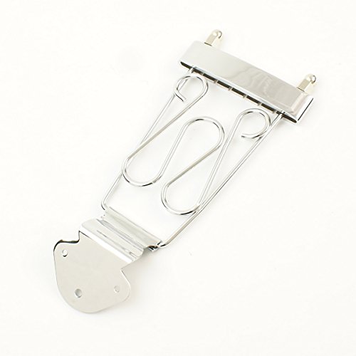 Fency Trapeze Tailpiece For Hollow body Archtop Jazz Guitar,Chrome