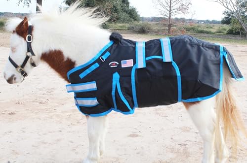 Image of 1680D Miniature Weanling Donkey Pony Horse Foal Winter Blanket 519TS02