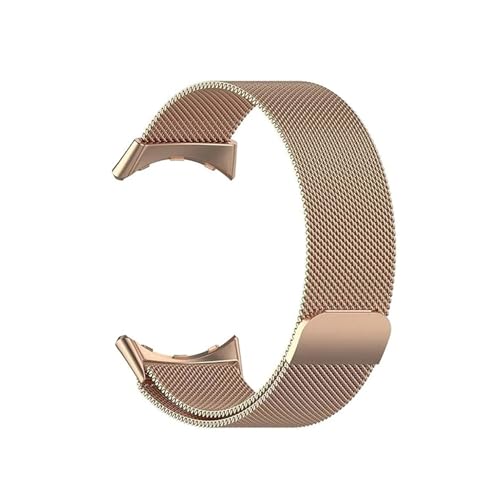 [LOKLNEYK] �~���m���^���X�e�����X�X�`�[�����v�o���h�ɓK������Google Pixel Watch(Rose gold)