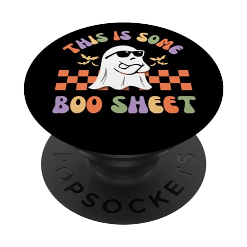 This Is Some Boo Sheet Funny Halloween, Groovy Costume 2023 PopSockets PopGrip Intercambiable