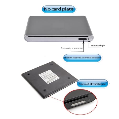 Unidad Externa De DVD BLU-Ray Reproductor 3D USB 3.0 Reproductor De CD DVD BLU-Ray Compatible con Lector(Silver) - imagen 2