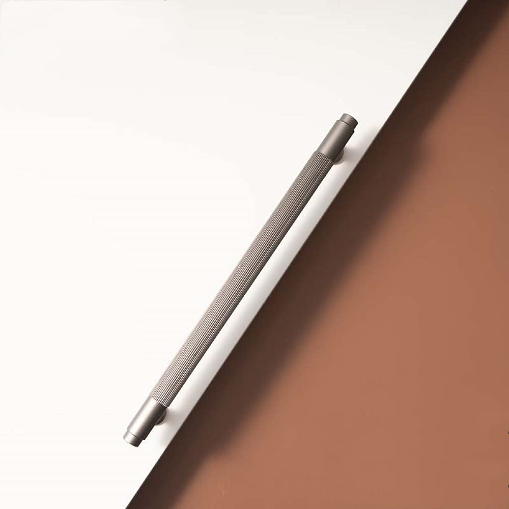 Poignée en alliage d'aluminium gris 192mm pour meuble moderne