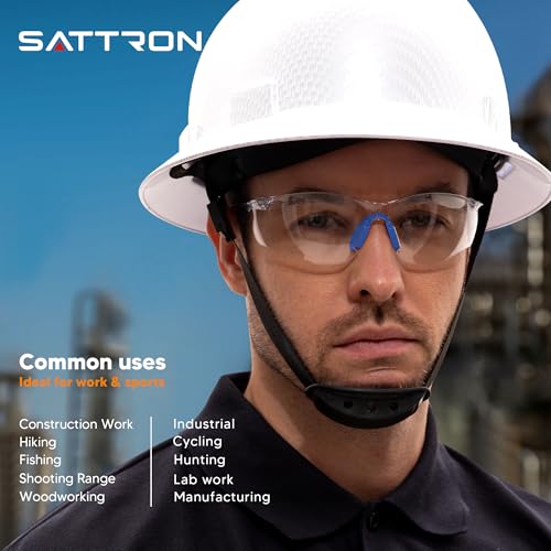 Clear Safety Glasses 24 Pack, Protective Eyewear UV Protection ANSI Z87.1, Safety Goggles Scratch & Impact Resistant, Eye Protection with Nose Pads for Men & Women Construction, Shooting, Lab Work by SATTRON - Used condition - Image 4