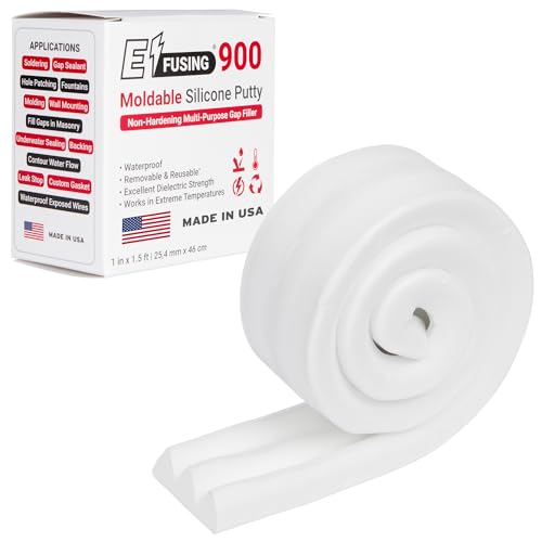 Image of 900 Moldable Silicone Putty - White Triangular Shape