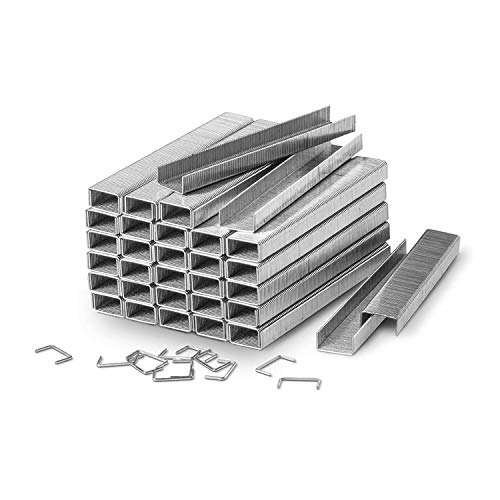 Meiyijia - Dégrafeuse Cloueuses Manuel clous,Agrafes en fil fin, Type D - Largeur 11,2 mm Epaisseur 0,6 mm Longueur 8 mm, 8000 pièces