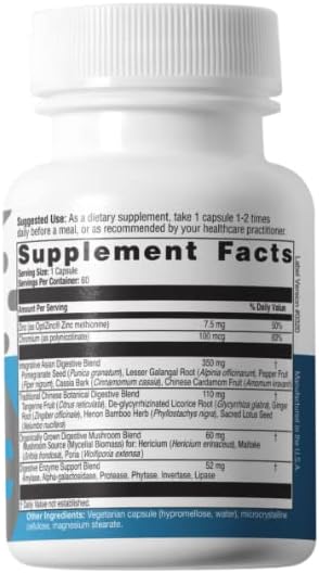 Miniatura 2 de Advanced Bionutritionals Fórmula digestiva integradora, apoya la digestión saludable con raíz de jengibre, alivio digestivo natural para acidez