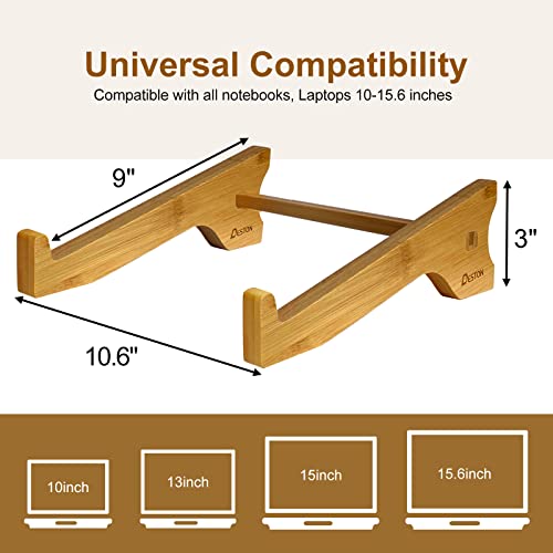 Deston-Laptop-Stand-for-Desk-Ergonomic-Bamboo-Computer-Stand-Detachable-Notebook-Lift-Riser-Ventilated-Holder-Compatible-with-MacBook-Dell-XPS-Samsung-All-10-15-Laptops