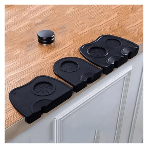Silicone Tamper Mat Corner Pad Anti Skid Espresso Tamping Station Barista Coffeeware Tool(Medium)