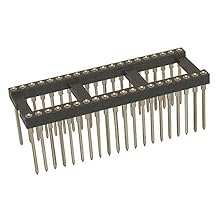 Jameco Valuepro EMS-26405 Wire Socket, IC 40 Pin, Machine Tooled Wire Wrap, 0.515" Lead, 4.5" H x 50.8" L x 0.6" Size
