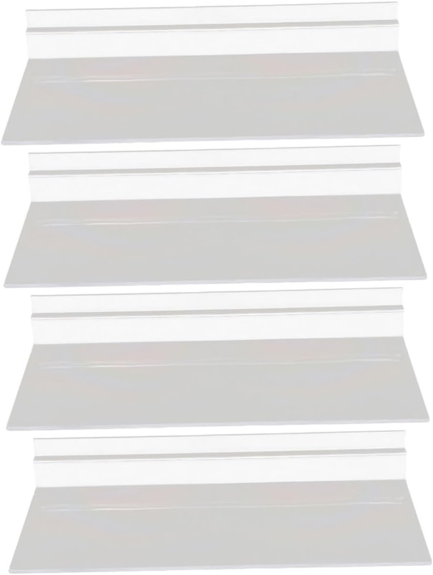 4pcs Wall Shoe Display Shelves for Easy Install Storage for Home and Retail Shoe Stores for Sneakers Heels