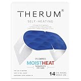 THERUM 120 Mins Long Lasting Self Heating Steam Eye Mask for Tired & Dry Eyes, Meibomian Gland Dysfunction, Stye, Blepharitis (14units/1box)