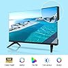 Antteq AE24H5C-Q1 Téléviseur 24 Pouces (60 cm) HD avec 12V – sans Smart TV, Triple Tuner DVB-C/T2/S2, Mode Hôtel, Audio Dolby, Connectiques SCART & CI+ – Idéal pour Camping-Car, Hôtel