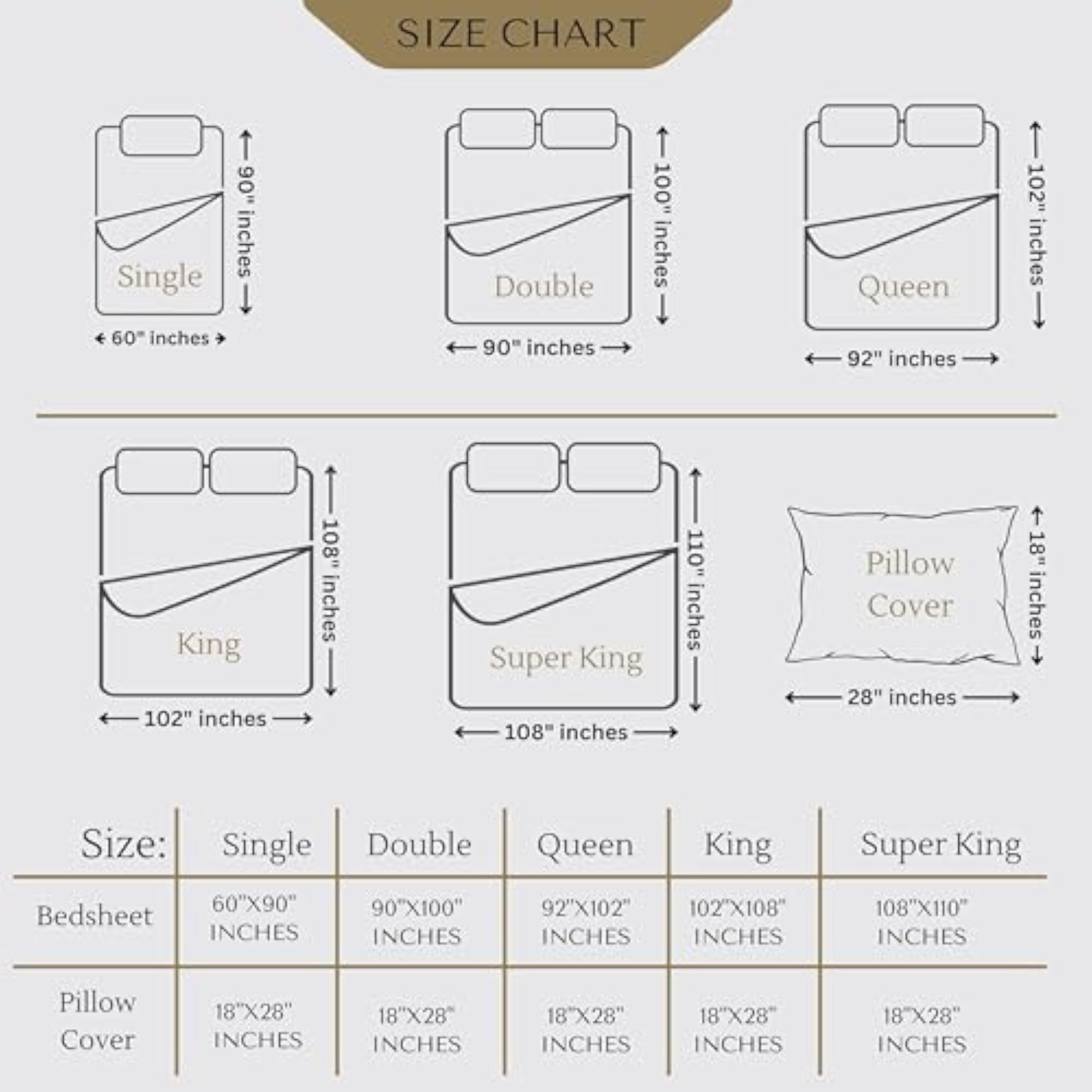 Bedding's 800-Series Giza Egyptian Cotton Bedsheet with 2-Pillow Covers, White