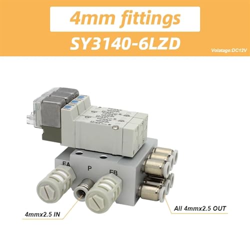 Vanne de commande SY3140 régulation fluide et précise 7 stations - 3