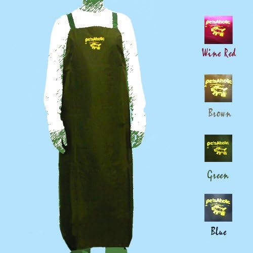 Water-resistant H-back Grooming Apron - Green