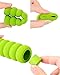AKOAK 5 Pcs Thickened Spiral Protective Cover for Children Door Handle, Noise-muffling, Anti-Slip, Anti-Static, Anti-Bump Door Handle Gloves - Safe Protection for Children (Green)