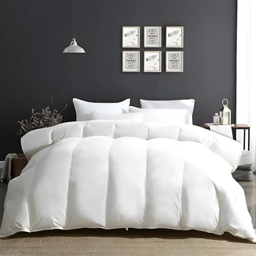 MH Home Double Duvet, 15 Tog All Year Round Microfiber Soft Breathable Duvet, Ideal for Summer & Winter, Machine Washable (15 Tog - Double)