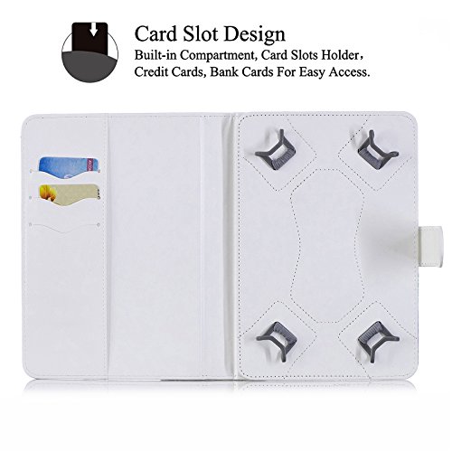 Artyond Universal 7.0 Inch Tablet Case,Slim Folio Stand With Card Slots Protective Case For Samsung Galaxy Tab 7.0,Kindle Paperwhite 6.8,Kindle Hdx7,And 6.5-7.0 Inch Android Tablets (Butterfly) #TOP3