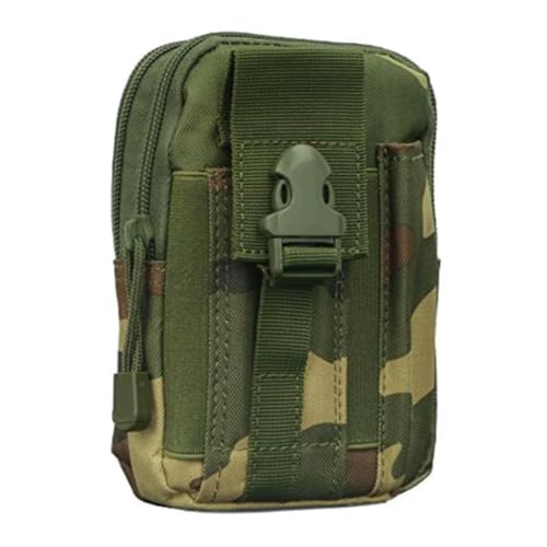 Taktische Gürteltasche MOLLE – Robuste Hüfttasche aus 800D Nylon | Wasserabweisende EDC Bauchtasche mit Handyfach & Karabiner | Outdoor Tasche für Camping, Wandern, Reisen, Festival