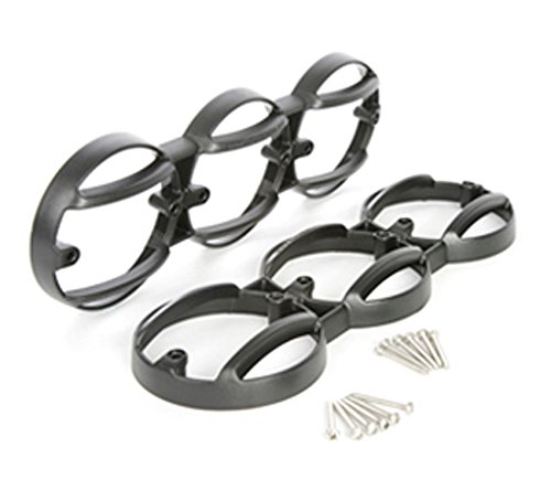 KBX NAS Multi Guards Satin Black Pair Compatible with Land Rover Defender All Model, Part # KBX8101