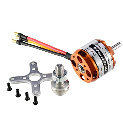 D3536 Silent Motor, Replacement Accessories for Brushless Motorized RC Aircraft for Fixed Wing RC Aircraft(750KV)