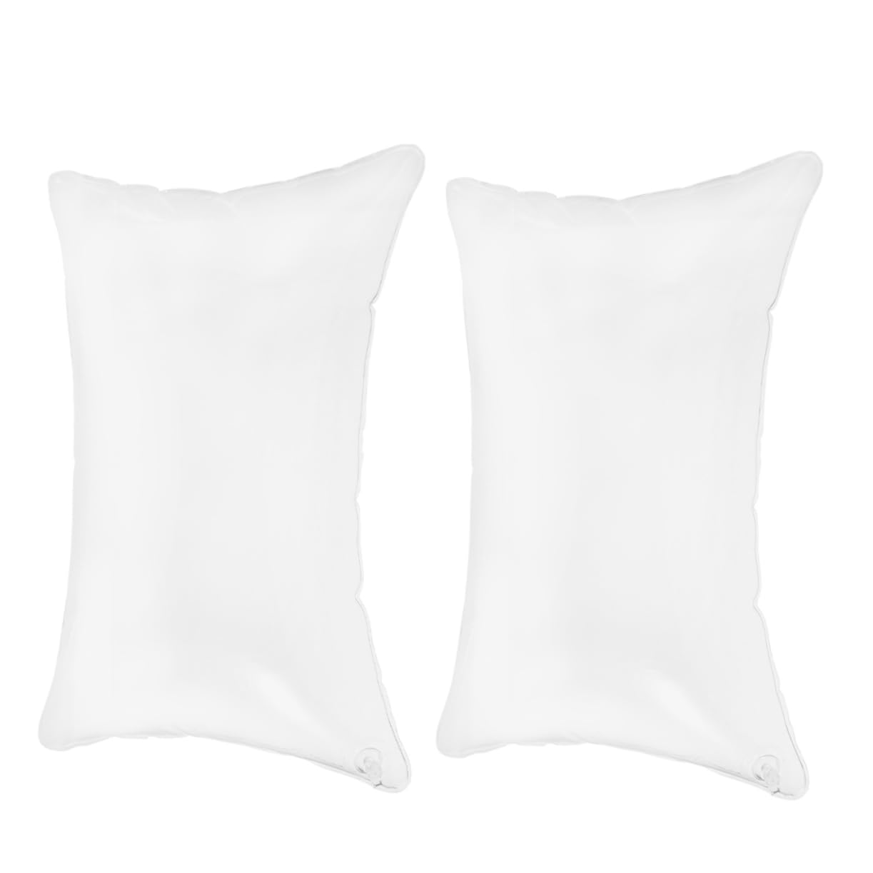 Cabilock 8piezas Almohadas Inflables Transparentes para Viajes Almohadas Ligeras De Aire Cojines De Camping Soporte Cervical Portátil y Práctico