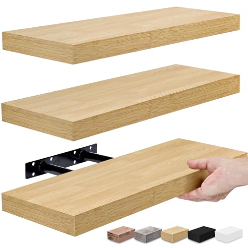 Sorbus Floating Shelves - Wall Mounted for Kitchen, Bedroom, Bathroom