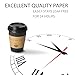 BYSNOW 100 pack 12 oz Thickened Coffee Cups with Lids, Scald Resistant Hot Cups with Sleeve and Straw, To Go Coffee Cups for Home, Office, Cafes and Party (Black 12oz)