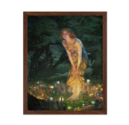 Poster Master Vintage Edward Robert Hughes Poster - Midsummer Eve