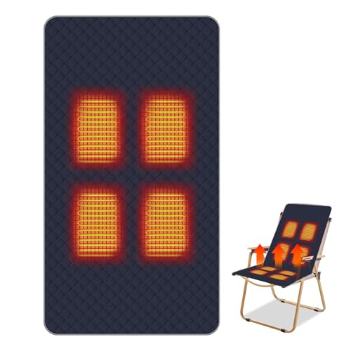 Cojín Calefactor USB Para Asiento, Cojín Calefactado USB Para Calor En Viajes Y Exteriores, Protección Sobrecalentamiento Portátil Para Soporte Lumbar Y Muslos