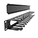 Jingchengmei 2 Pack of All Metal 1U Cable Management Horizontal Rack Mount Cable Manager with 12 Big Finger Slots for 19-inch Server Rack or Cabinet