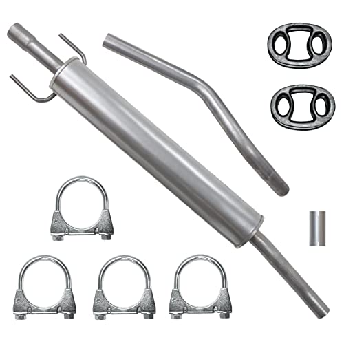 Polmo Mitteltopf Auspuff Mittelschalldämpfer für Opel Corsa 3 III C Schrägheck 1.0