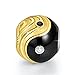NinaQueen Tai Chi 925 Sterling Silver Cubic Zirconia Bead Charms
