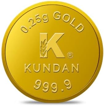 Kundan 0.25g Gold Coin 24k (999.9)