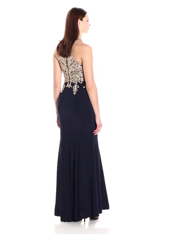 xscape halter gown