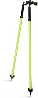 Thumb Release Bipod with Center Entry Head Poles Saver Clamp,Aluminum Surveying Tripod Bipod for Prism Poles Surveying or GPS Poles of Total Station GPS GNSS - Mountlaser