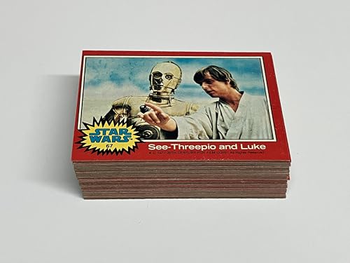 1977 Topps STAR WARS (RED) Trading Card Set (67-132) Nmt to Nrmt/Mt