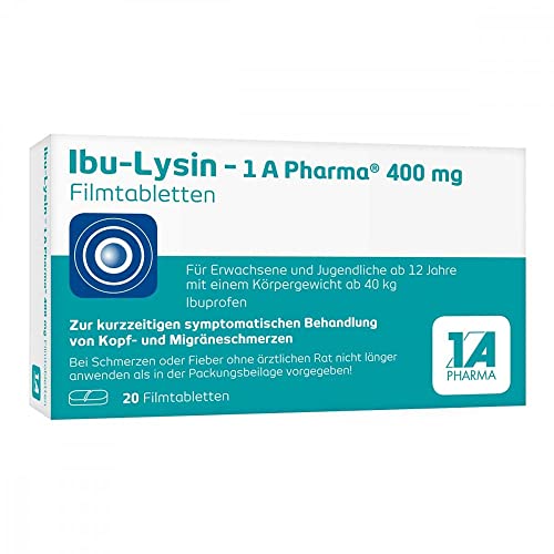 Ibu-Lysin - 1 A Pharma 400 mg Filmtabletten, 20 St Cover